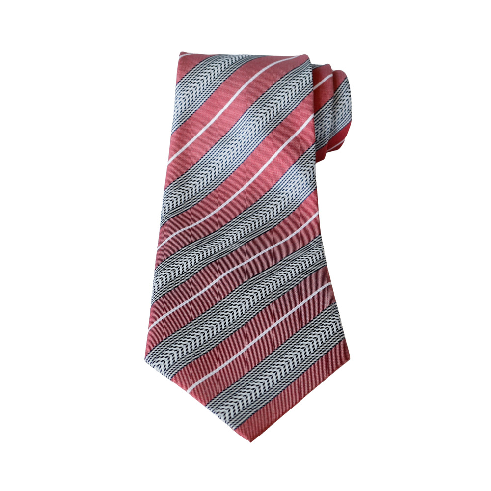 George Martin Striped Tie Wedding Business Grandpa Formal Event Men Accessory